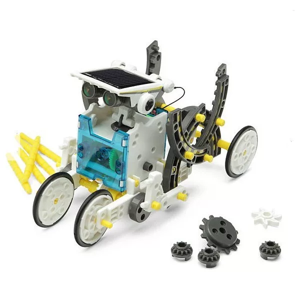 13 az 1-ben Napelemes Robot Készlet Gyerekeknek és Hobbistáknak