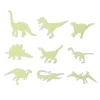Világító dinoszaurusz formájú faldísz szett (9 darab) gyerekszobába