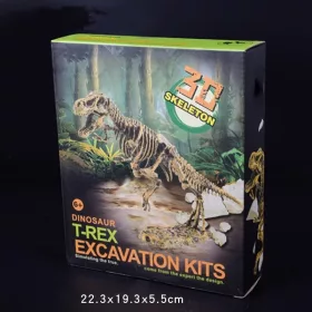   Dinoszauruszos régész készlet T-rex - Interaktív ásatási játék gyerekeknek