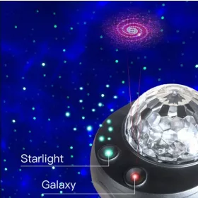   LED-es éjszakai projektor csillagfény és galaxis vetítéssel