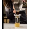Rozsdamentes Acél Tölcsér Kávé és Tea Szűrőbetéttel