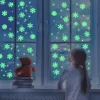 Foszforeszkáló hópehely dekorációs elem ünnepi díszítéshez