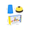 Montessori Toys Stack Cup fejlesztő játék kártyával gyerekeknek
