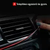 Autós dekorcsík - 5 méter, rugalmas díszítő szalag külső és belső felületekhez