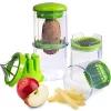 Zöldség- és gyümölcshasáb készítő szeletelő eszköz konyhai használatra