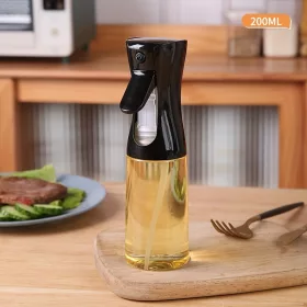   Utántölthető konyhai olajpermetező Fehér színű, precíziós adagolású főzőspray flakon