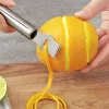 Rozsdamentes acél citromhéj reszelő - konyhai eszköz citrusfélék héjának finom reszeléséhez