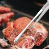 Rozsdamentes acél konyhai és grillcsipesz, hőálló és tartós kivitelben