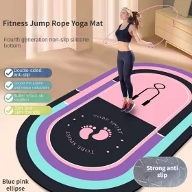   Extra Nagy, Csendes Szivárvány Jóga Szőnyeg - Kényelmes és Tartós Edzőszőnyeg Meditációhoz és Fitneszhez