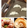 Croissant tésztavágó eszköz sütéshez és péksütemény készítéshez