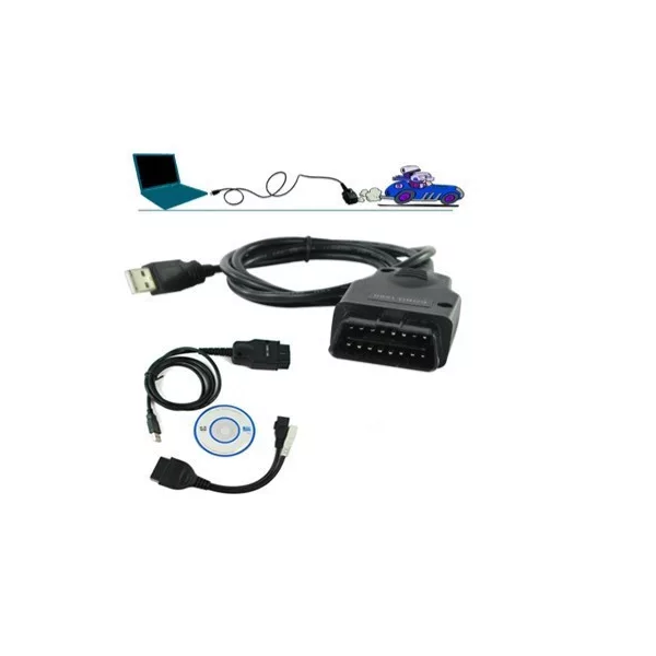Galletto 1260 ECU Flasher EOBD 2 OBDII OBD chiptuning kábel