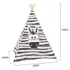 Zebra mintás gyerek sátor