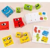 Készségfejlesztő emojis kirakó, logikai fejlesztőjáték