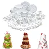 Tortadíszítő készlet, Tortadísz fondant forma (33 db)