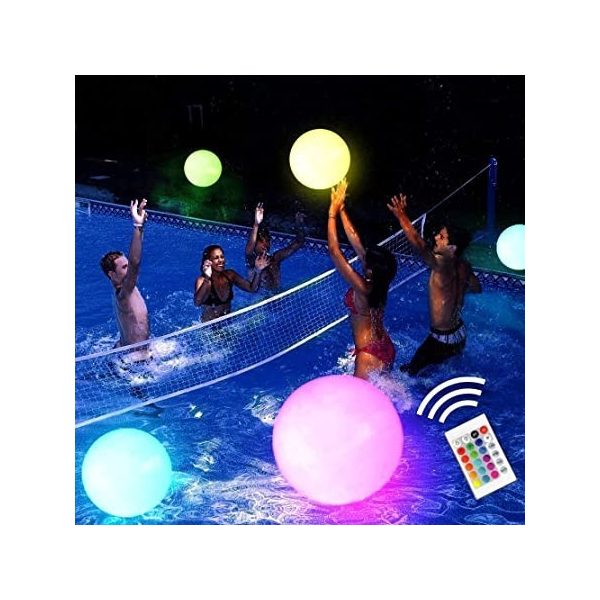 Világító strand labda (távirányítóval)
