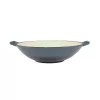 Zománcozott öntöttvas wok 37 cm Acélkék