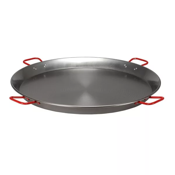 45590.5512 polírozott paella sütőtál, 100 cm, 4 fülű 14084