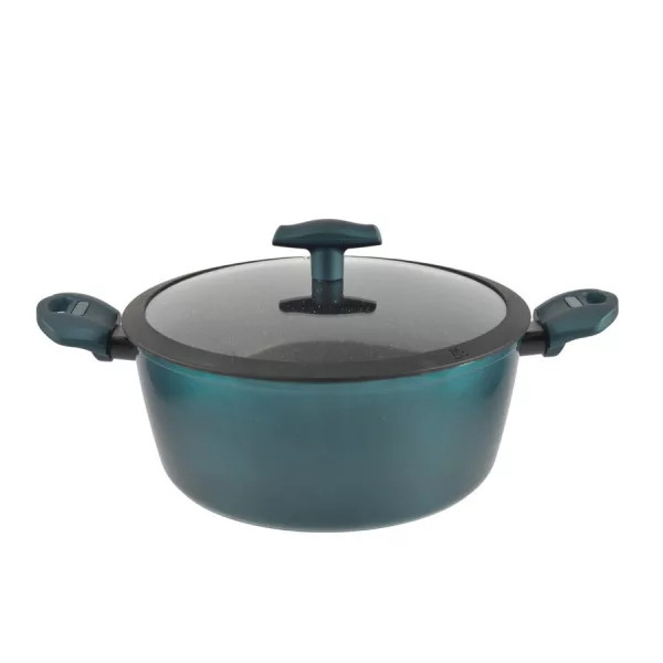 Sea Line tapadásmentes alumínium lábas üvegfedővel, indukciós, 28cm, 6,1L