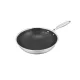 Maxx-world rozsdamentes wok serpenyő tapadásmentes bevonattal, méhsejt mintás, 28 cm