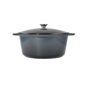   Perfect Home zománcozott öntöttvas lábas 32 cm 8 literes, acélkék