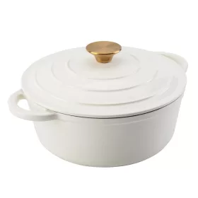  Perfect Home zománcozott öntöttvas lábas 20 cm, 2L, fehér