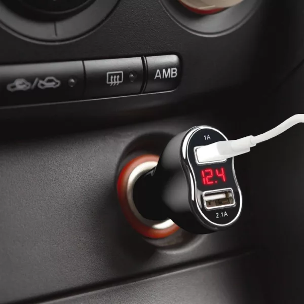 Autós szivargyújtó adapter (2 x USB)