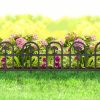 Virágágyás szegélykerítés - kerti dekoráció és növényvédelem