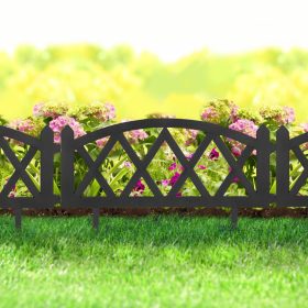 Csatlakoztatható virágágyás szegély, kerítés