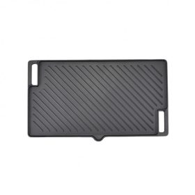   Perfect Home öntöttvas grill lap, 45 x 25 cm, 2 oldalas csőrös