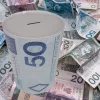 Lengyel zloty mintázatú érmetartó persely