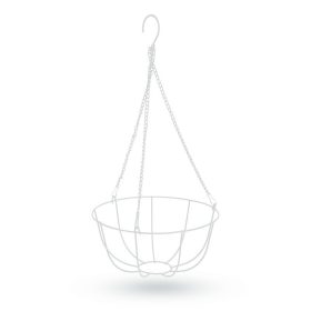   Akasztható fém kosár - virágcserépek rögzítéséhez - 25 cm