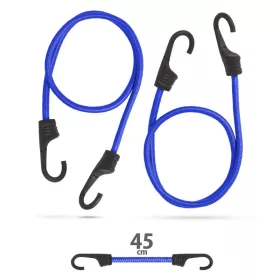   MNC Professzionális gumipók szett - kék - 45 cm x 8 mm - 2 db / szett