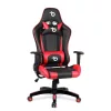 BeMaDa Gamer szék - derékpárnával, fejpárnával - piros