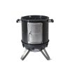 Barbecook BC-SMO-5017 Oskar S zománcozott füstölő és grill, fekete, átmérő 40cm