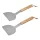 Barbecook BC-ACC-7123 2db-os rozsdamentes acél rostlap forgató, fa nyél, 100% FSC, 31cm