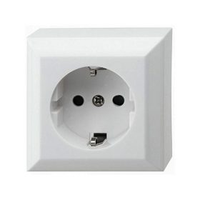   GAO 0310H Business Line IP20 földelt aljzat, 1 férőhelyes földelt csatlakozóaljzat, beltéri, 230V~/50Hz/16A, fehér