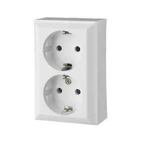   GAO 0311H Business Line IP20 2 férőhelyes földelt aljzat, 2 férőhelyes földelt csatlakozóaljzat, beltéri, 230 V~ / 50 Hz / 16 A,