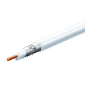   Home S 6TSP/WH koax kábel, 75 Ohm, PVC és PE szigetelés, réz bevonatú acél ér, alumínium + PET fólia 96 szál aluharisnya, 100m,