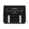 Home HG AF 24 air fryer, forrólevegős fritőz, 2 X 3,8 literes, 6-féle üzemmód, 2460 W, MEAL funkció, DUAL funkció, fekete