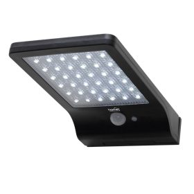   Home FLP300SOLAR napelemes LED reflektor, 300 lm, PIR mozgásérzékelő, 120° 5m, 36 db hidegfehér SMD LED, energiatakarékos, műany