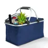 Bewello thermo összecsukható bevásárlókosár 21 L kék 49 x 28 x 25 cm