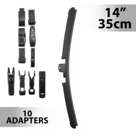 Carguard ablaktörlő 14"/35 cm, 10 db adapterrel