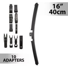 Carguard ablaktörlő 16"/40 cm, 10 db adapterrel