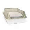 Macskaalom doboz 51 x 35 x 10 cm, fehér-szürke