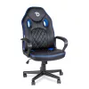 BeMaDa gamer szék karfával fekete/kék 71 x 53 cm / 53 x 47 cm