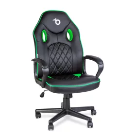   BeMaDa gamer forgószék karfával, fekete/zöld, 71 x 53 cm, 53 x 47 cm