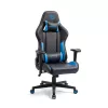 BeMaDa TitanForce gamer szék párnával, fekete/kék, 122 x 65 x 53 cm
