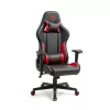 BeMaDa TitanForce gamer szék párnával, fekete/piros, 122 x 65 x 53 cm