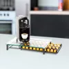 Bewello fém kávékapszula tartó 60 db Nespresso kapszulához, matt fekete