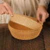 Bewello air fryer sütőpapír olaj nélküli sütőhöz, kör, 20 cm, 50 db/csomag